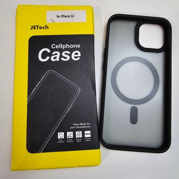 JETECH Phone Case For iPhone 14 Black New - Picture 2 of 2